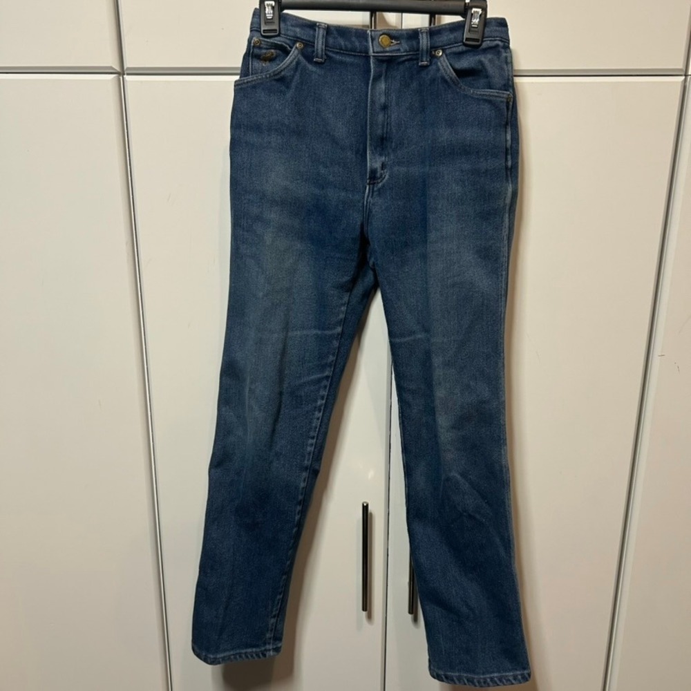Vintage Wrangler Misses Regular Fit‎ High Waisted Jeans Blue Denim 12 MR920NA